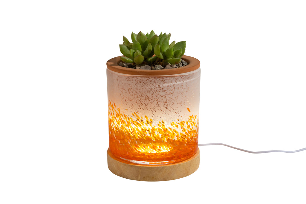 Keepsake Art Glass Planter urns
