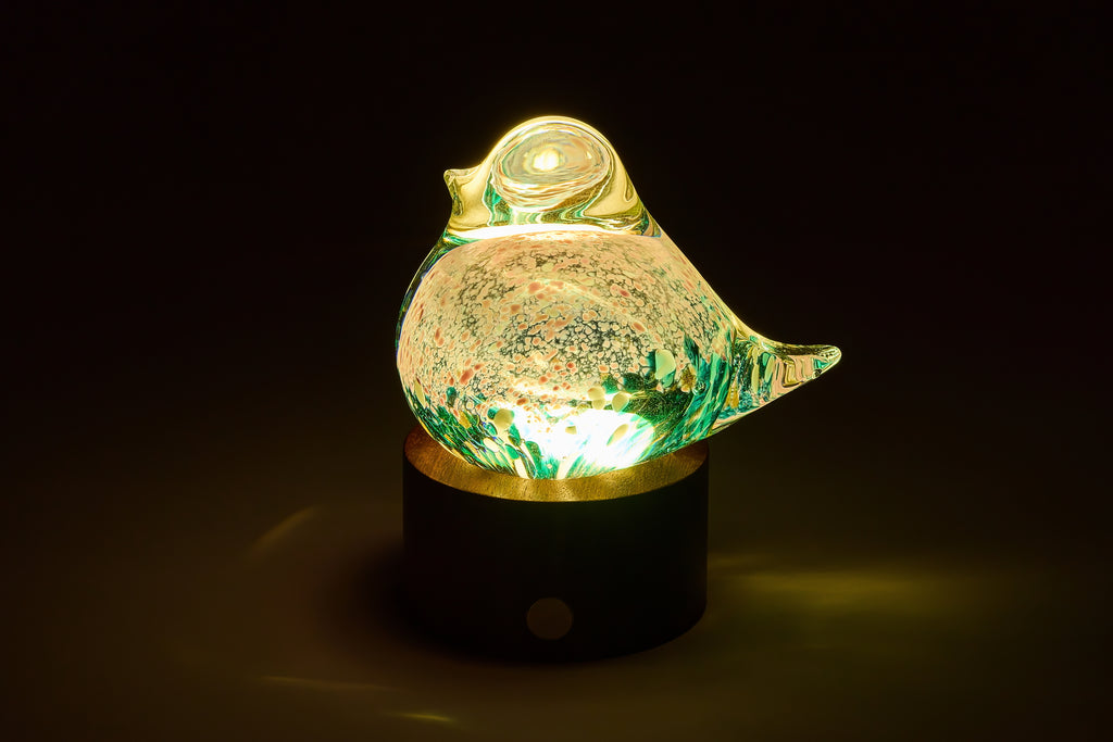 Art Glass Bird Keepsake