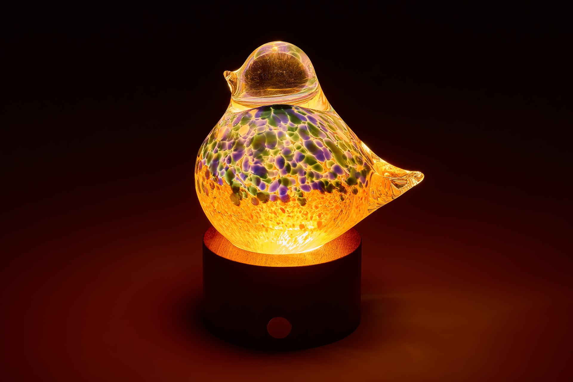 Art Glass Bird Keepsake